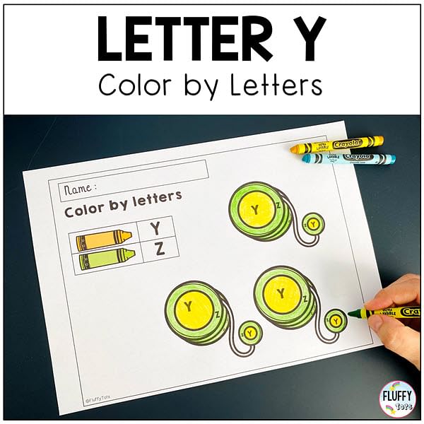 Letter Y worksheets