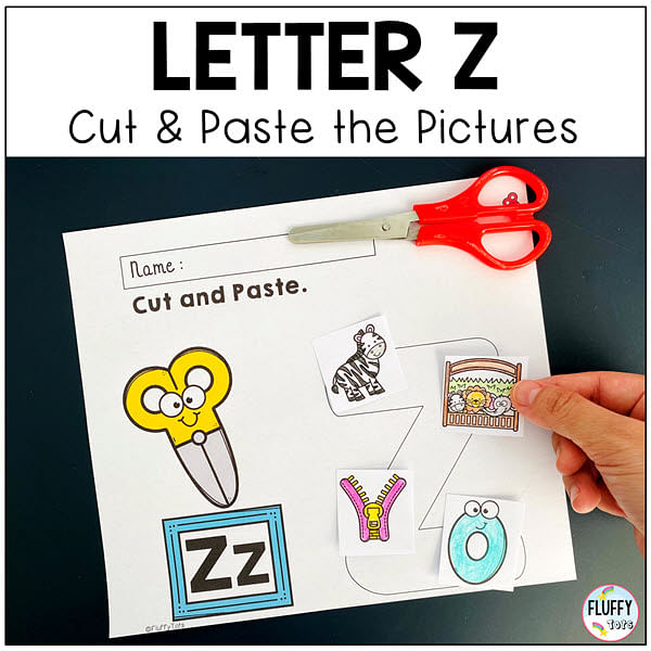 Letter Z worksheets