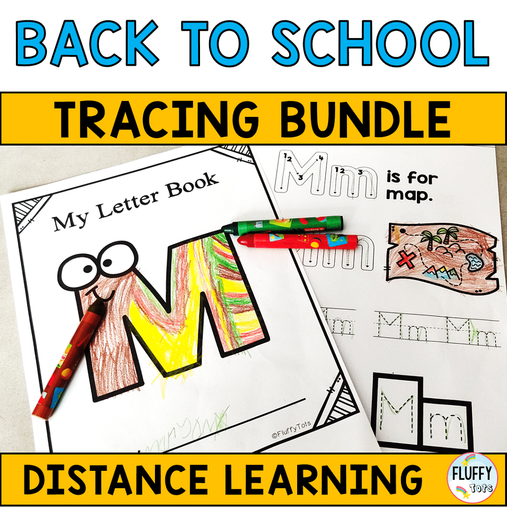 70+ Pages Tracing Letters Worksheets: Fun Back to School Theme 2