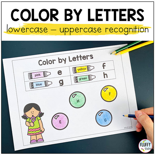 color by letters
