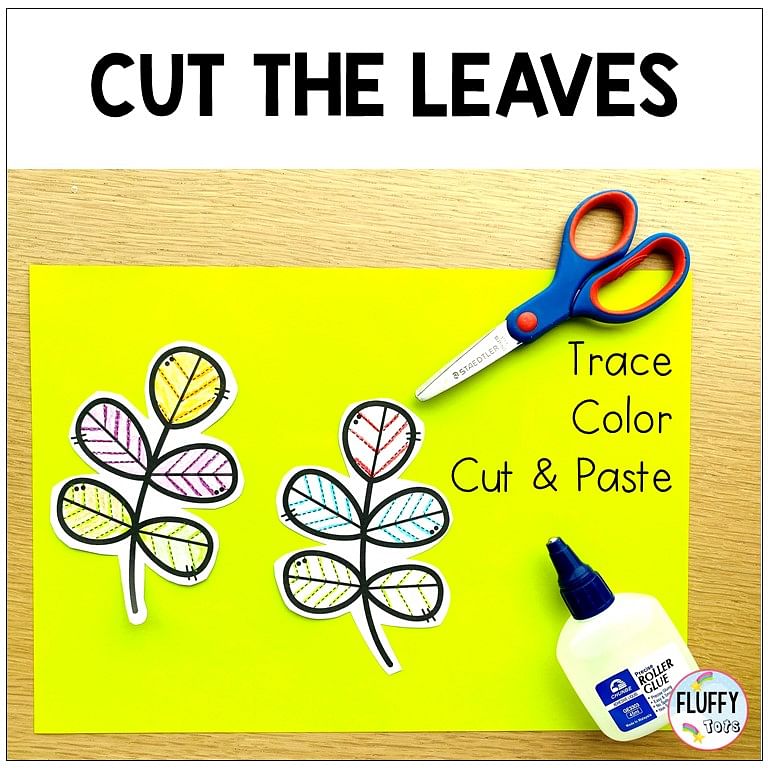 50+ Pages Fun Leaves Printables to make tracing exciting for your kids 6