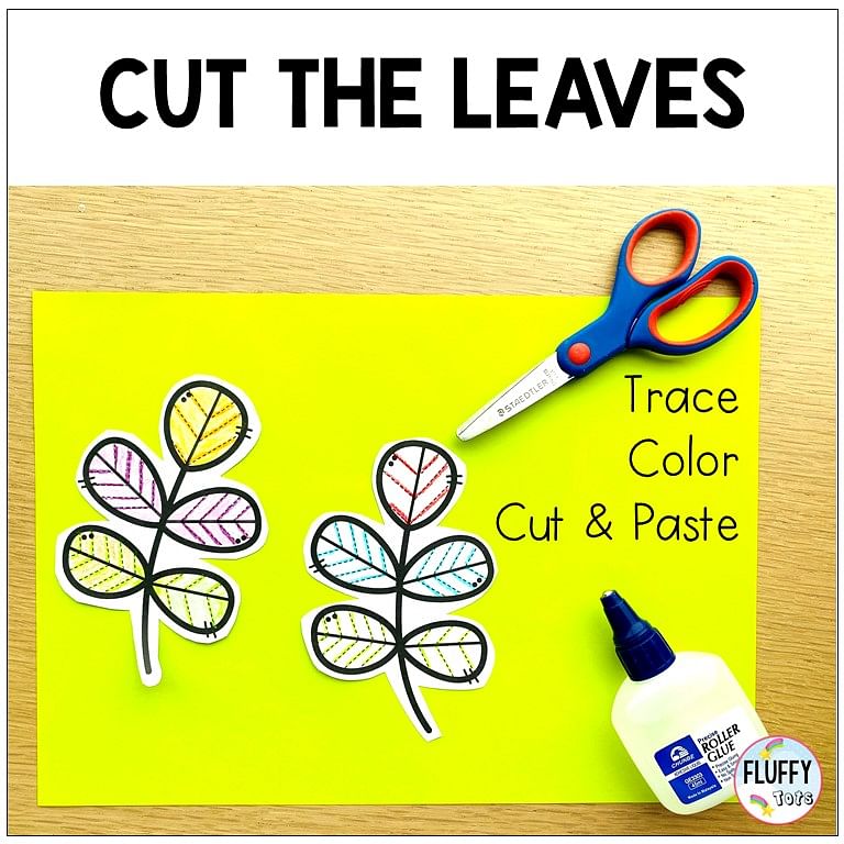 50+ Pages Fun Leaves Printables to make tracing exciting for your kids 24