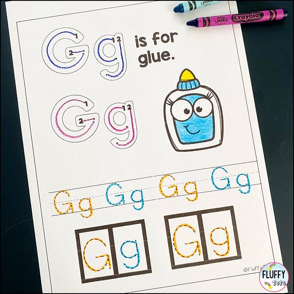 tracing letters worksheets