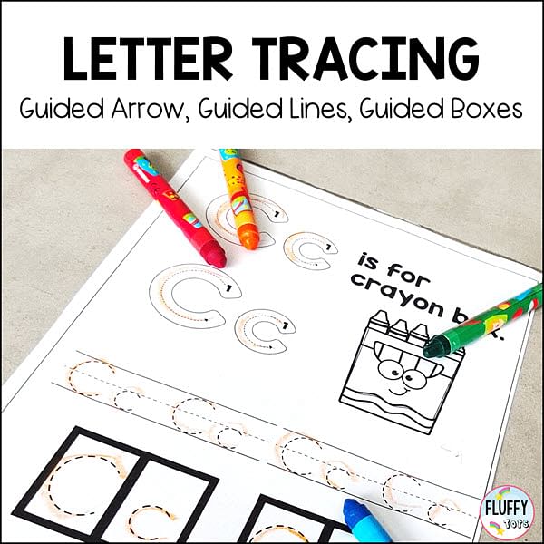 tracing letters worksheets