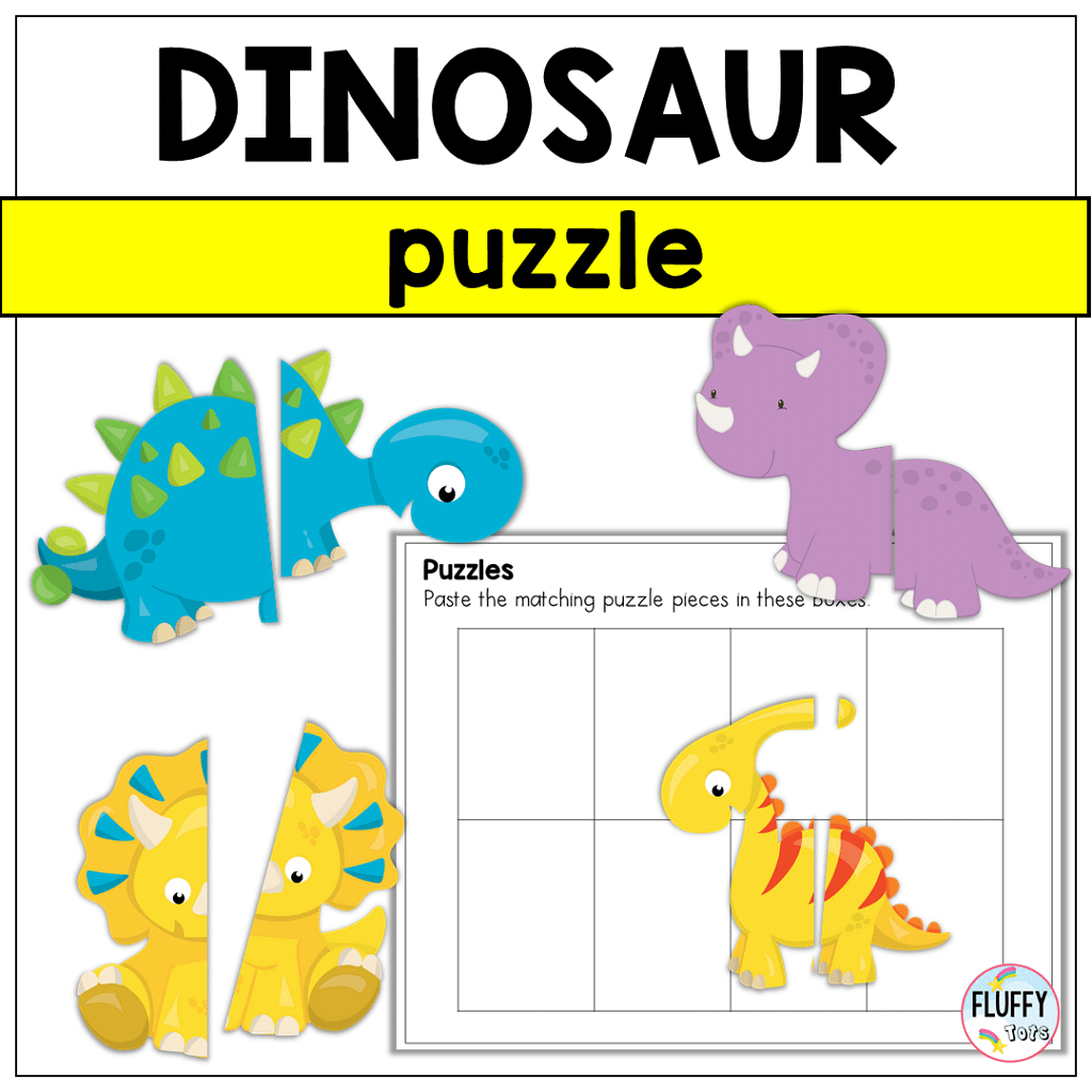 printable dinosaur puzzles