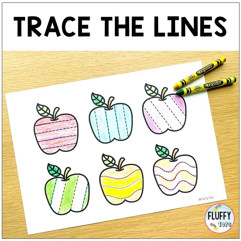 Easy Trace and Cut Preschool Activities 16