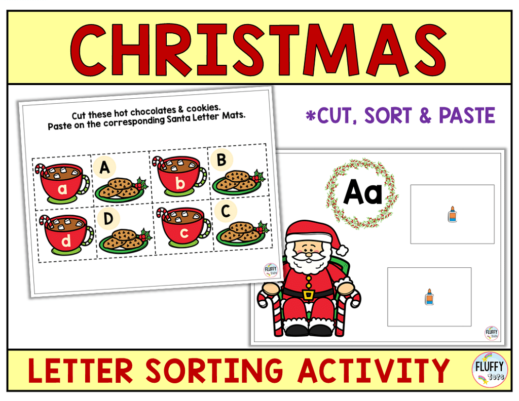 Christmas Letter Sorting : FREE 26 Letters 2