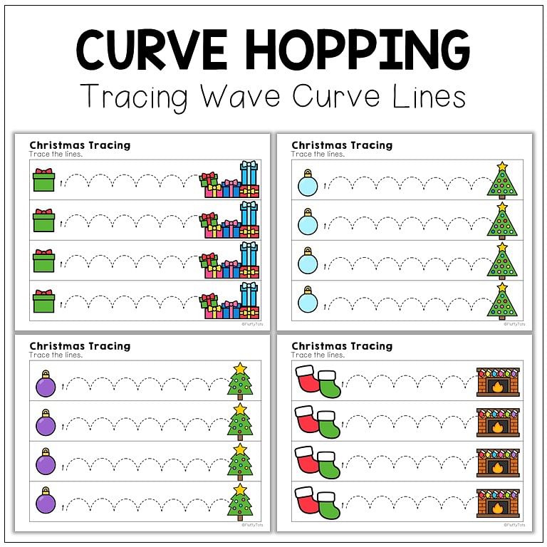 tracing horizontal lines worksheets