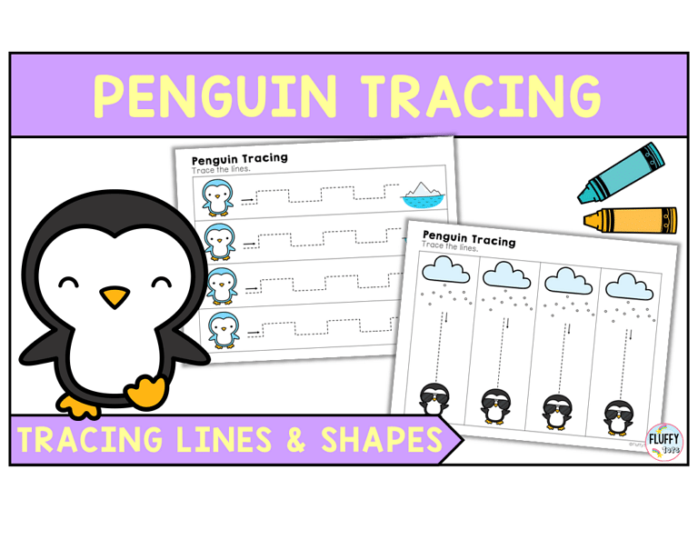 60+ Pages Crazy Fun Winter Penguin Pre-Writing Tracing Activities