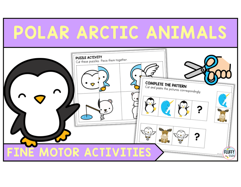 60+ Fun Pages of Easy to Use Arctic Animals Printables for Preschool