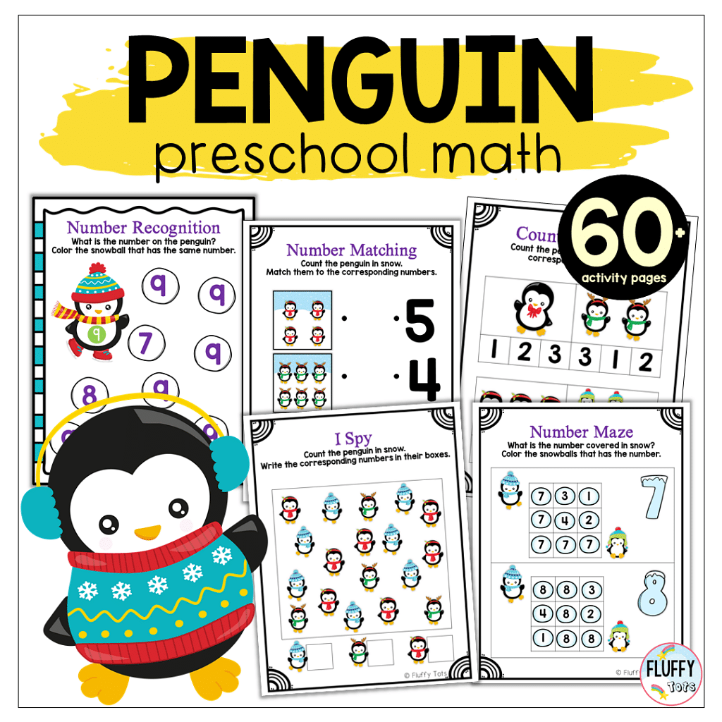 Penguin Math Activities for Preschoolers : Exciting 10 Activities 48