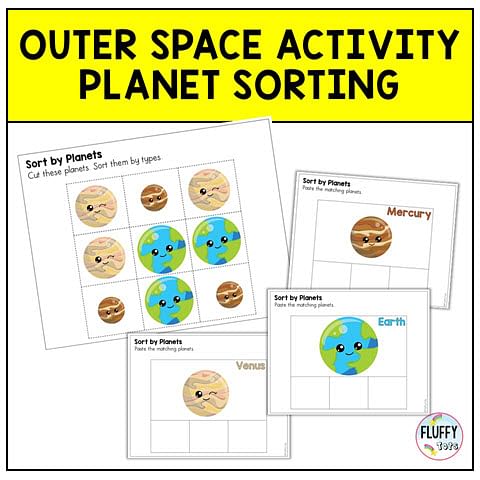 pictues of worksheets on planets