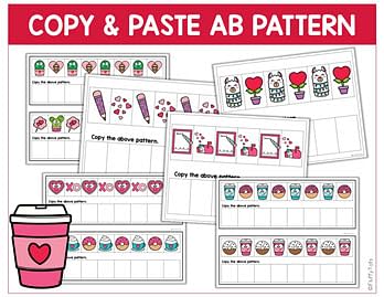 preschool pattern worksheets