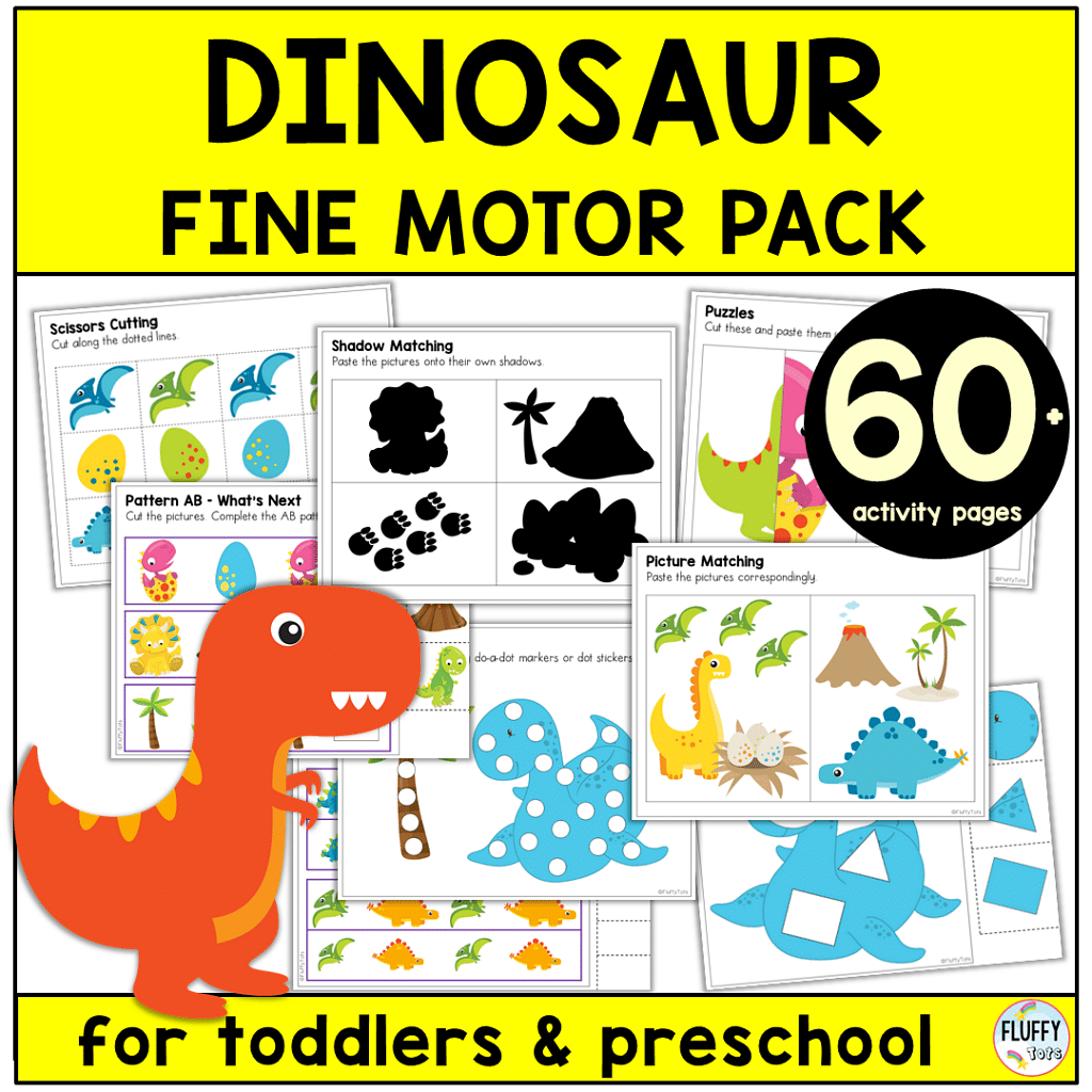 6 FREE Dinosaur Puzzle Printable That Will Excite Your Preschool Kids 1