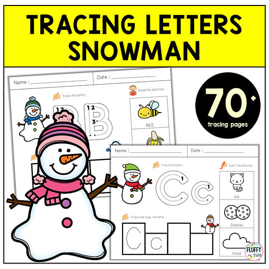 Snowman Worksheets 