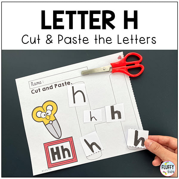 cut and paste letter h printables