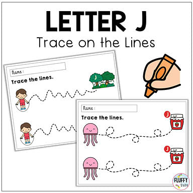 letter j tracing activities for preschoolers