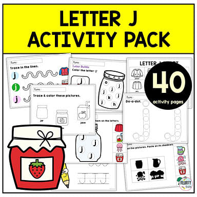 letter j printables packet