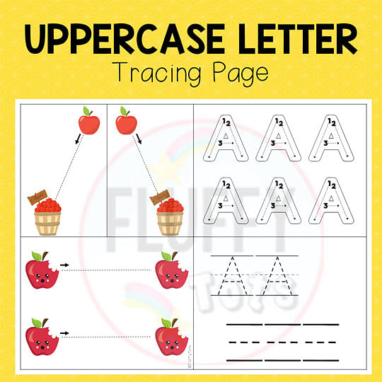 Tracing Letter Worksheets for Preschool