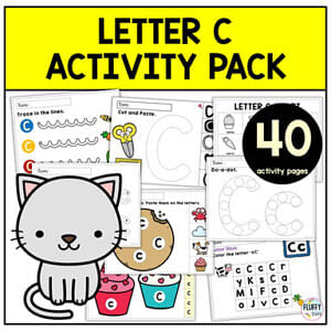 Fun Letter C Printables : 3 Beginning Sounds Activities - FluffyTots