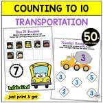 3 Fun Transportation Counting Activities That Will Wow Your Kids ...