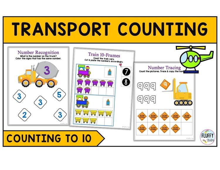 3 Fun Transportation Counting Activities That Will Wow Your Kids ...