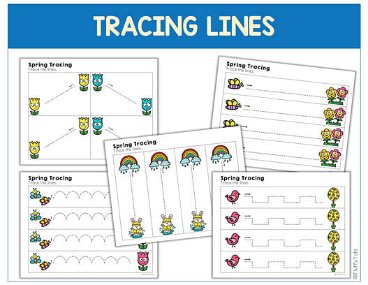 spring-tracing-worksheets-worksheets-for-kindergarten