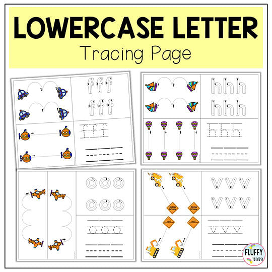 transportation theme letter tracing worksheets