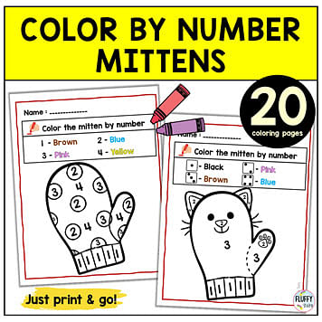 Easy Color by Number 1-5