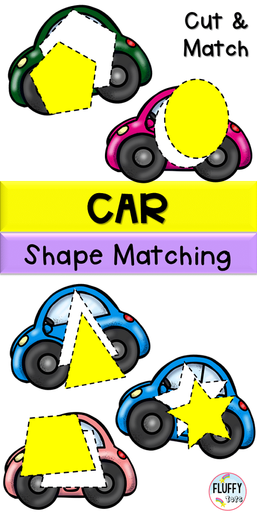 Preschool Transportation Theme Printables , shape sorting worksheet