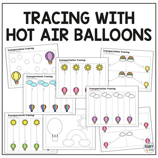 tracing lines printables