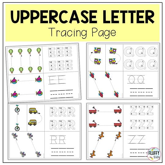 letter tracing worksheets