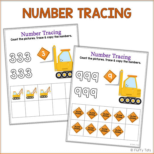 counting transportation worksheets preschool