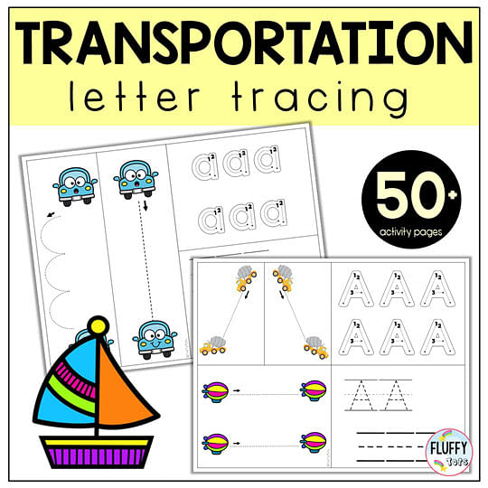 transportation printables