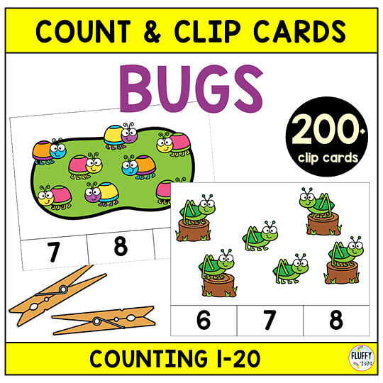 bugs count and clip cards