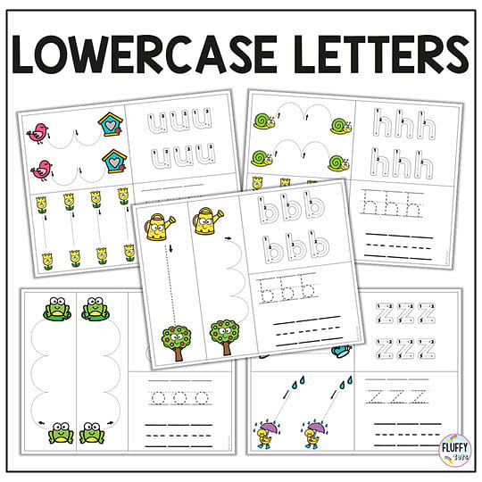 Spring Letter Tracing Worksheets