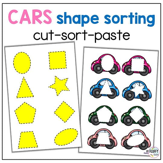 Exciting Car Shape Sorting for Your Transport Lovers Kids 24