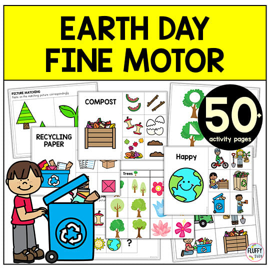 Earth Day Shape Matching Printables 2