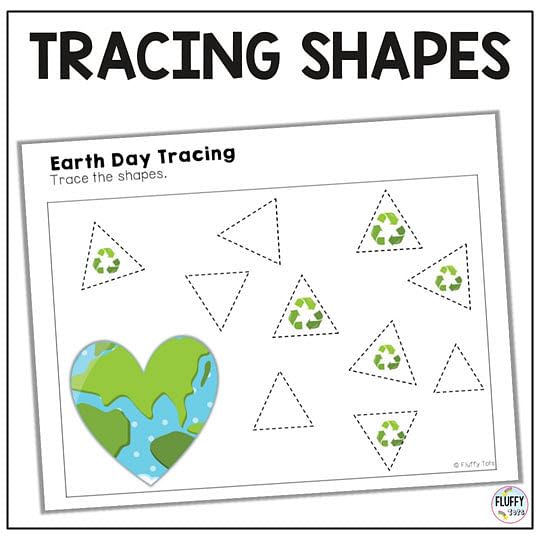 Earth Day Tracing Pages