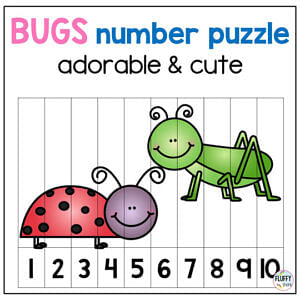 50+ Bugs Number Puzzles to Help You Teach Number Sequences to Kids ...