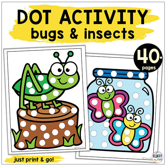 bugs preschool printables