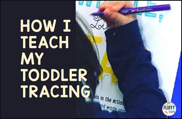 Simple way of how I teach tracing to my toddlers effortlessly