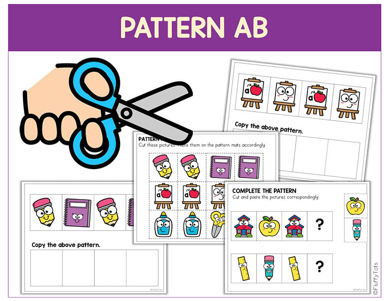 60+ Pages of Easy to Use Back to School Printables for Preschool and Toddler Kids 9