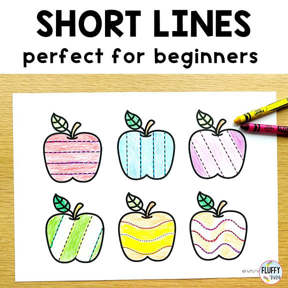 60 Fun and Easy Apple Tracing Lines to Make Tracing Exciting for Kids 3