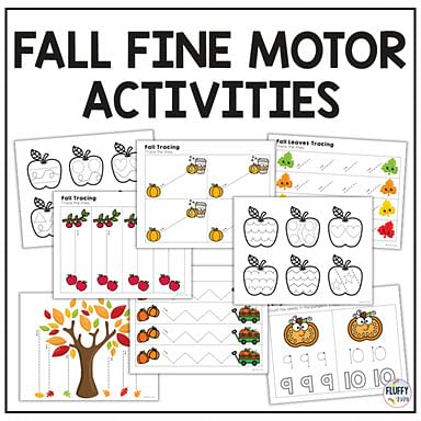 Easy to Use Fall Tracing Printables for Preschool and Toddler 76