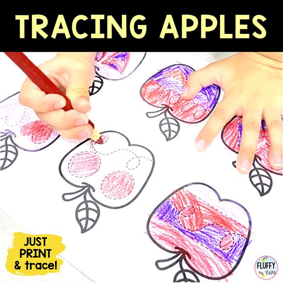 Easy to Use Fall Tracing Printables for Preschool and Toddler 3