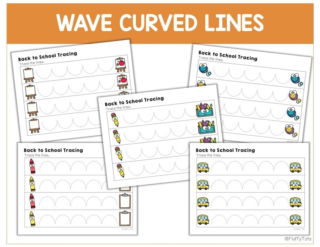 40+ Pages Easy to Use Back to School Tracing Activities 51