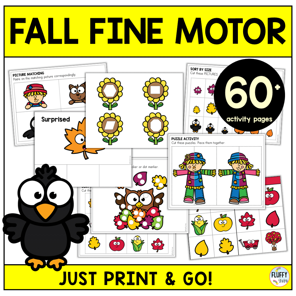60+ Pages Fall Printable Activities That Will Help First Day School Jitter 2