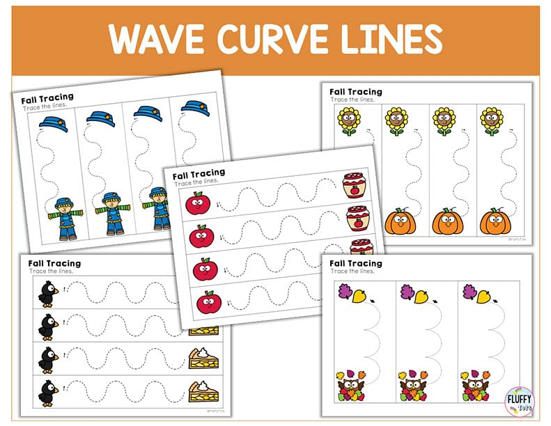 fall tracing printables