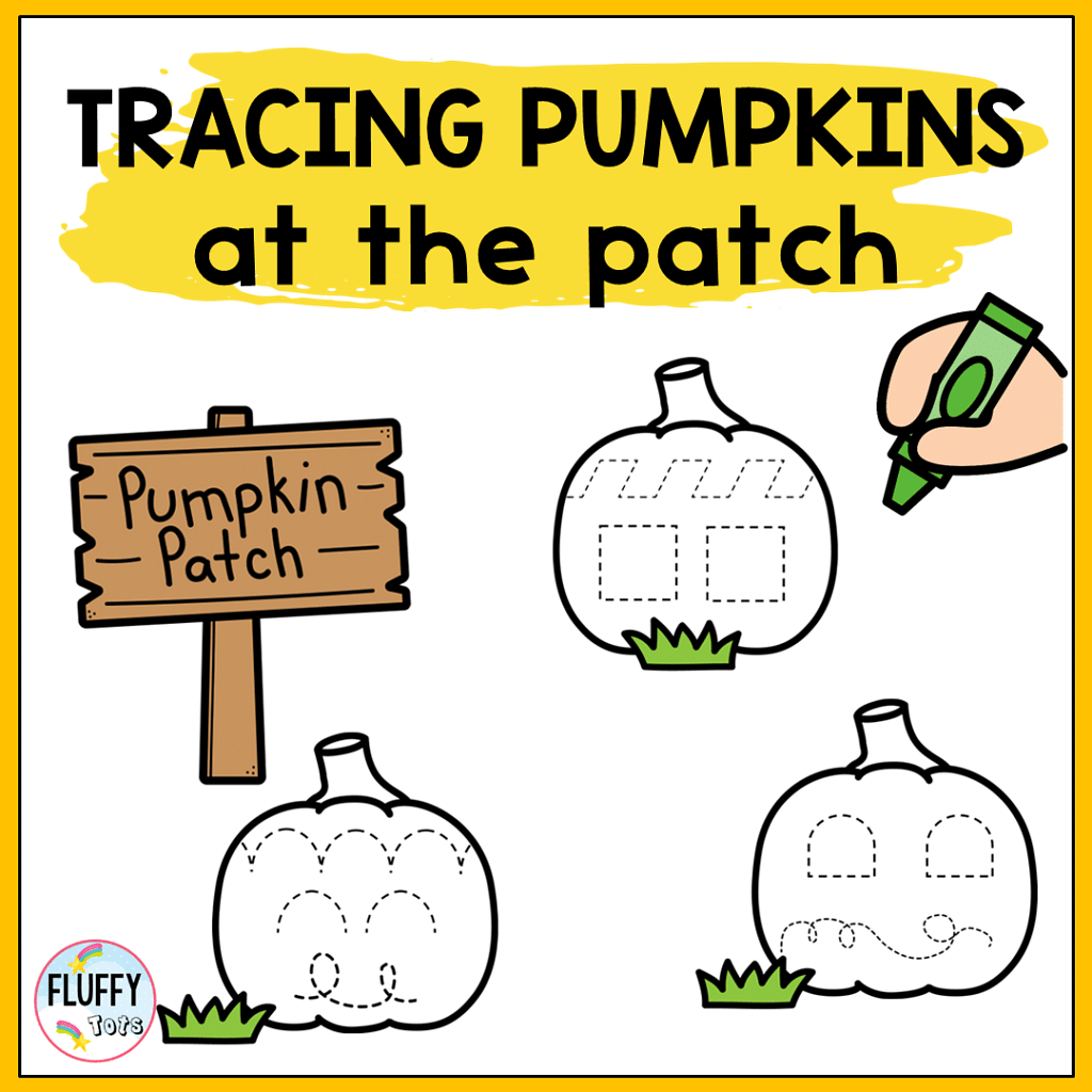 6 Fun Pumpkin Faces to Help with Your Kids' Tracing Practice 7